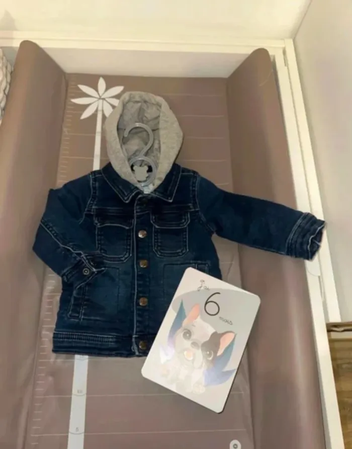 Veste en jean 6 mois Orchestra Neuve - photo numéro 2