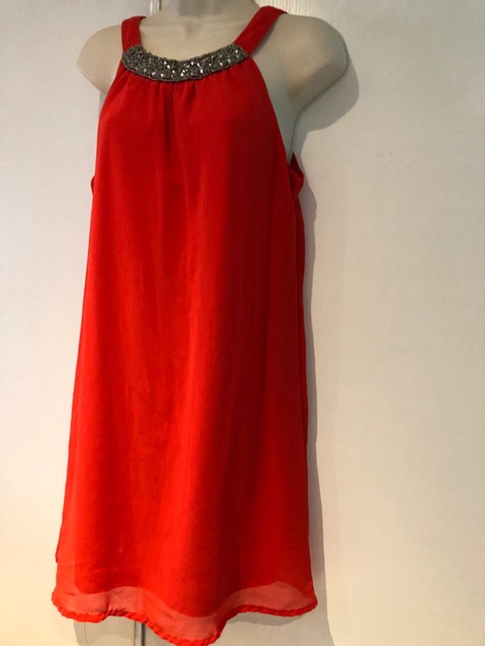 Robe rouge orange Mim taille 38 - photo numéro 18