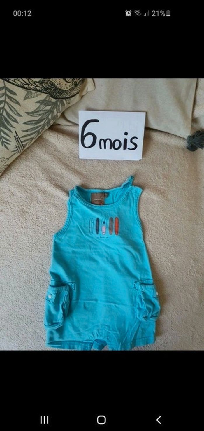 Lot 2 Barboteuses bébé 6mois - photo numéro 3