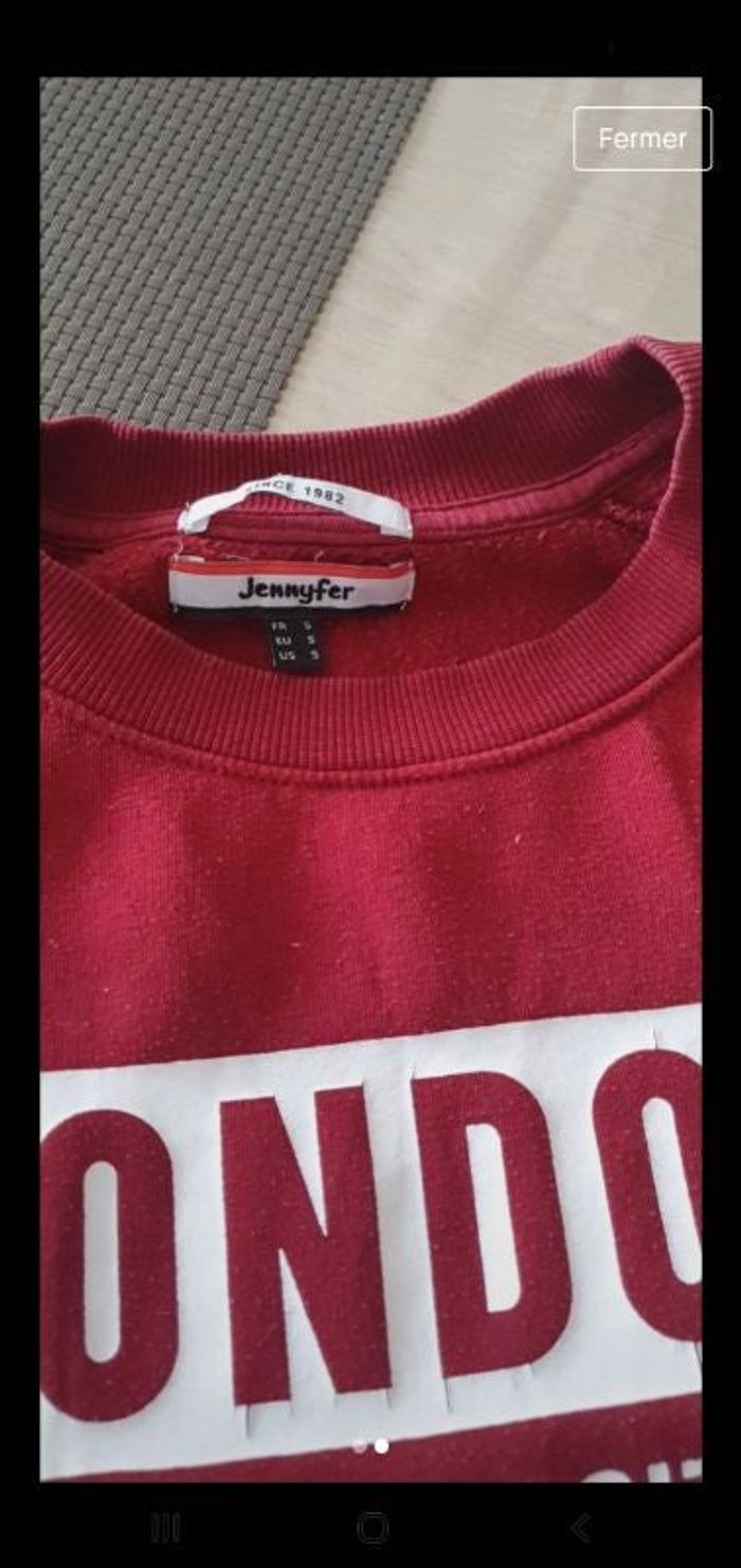 Sweat bordeaux