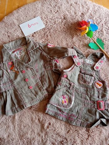 Ensemble robe et veste 6 mois