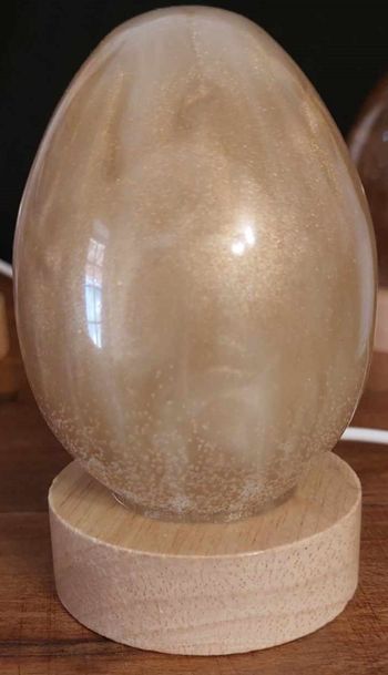 lampe LED d'ambiance or