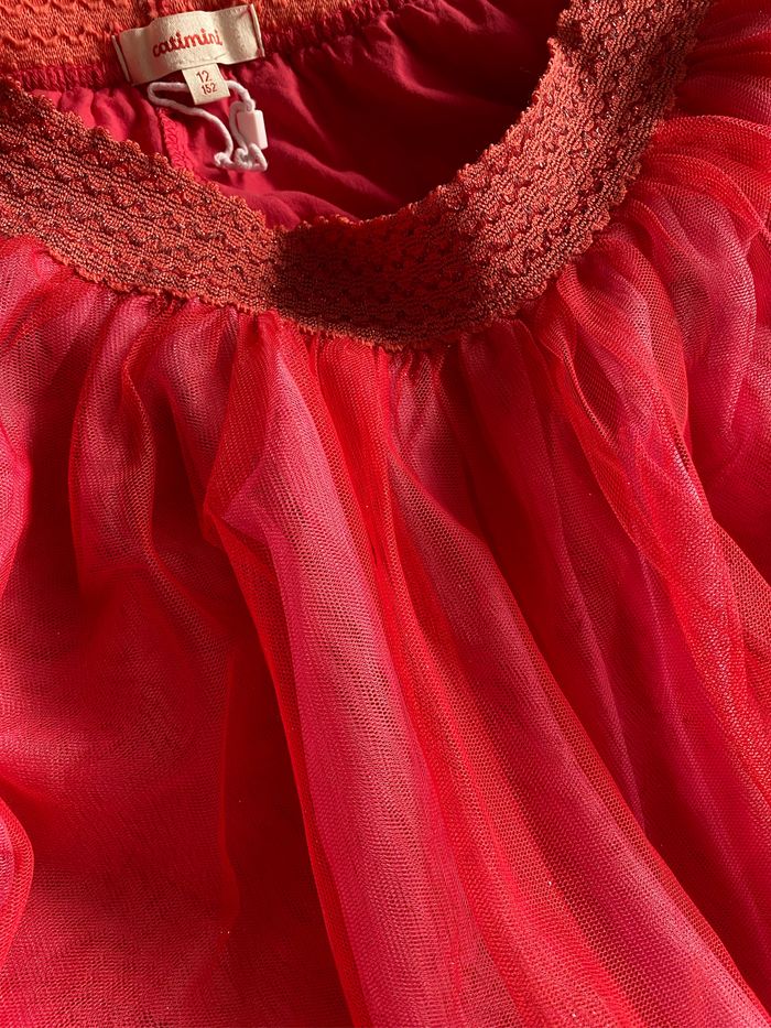 Jupe pailleté rose catimini 12 ans - photo numéro 2
