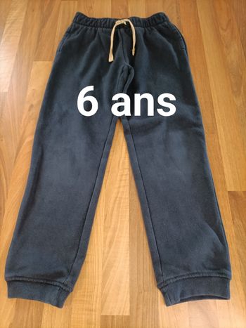 Pantalon jogging bleu marine 6 ans Kiabi 