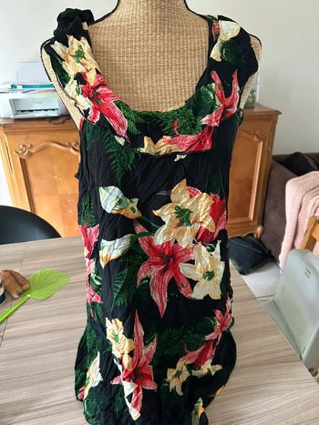 Robe fleuri épaules dénudées comeng xl/xxl