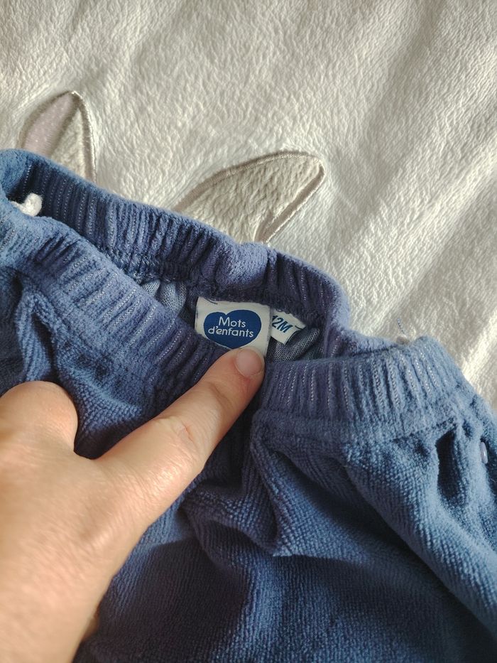 Pyjama gris bleu - photo numéro 8