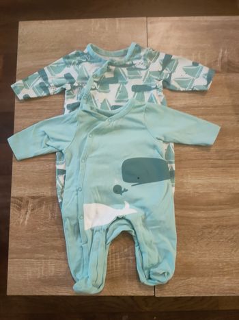 Grenouillères bébé 1 mois