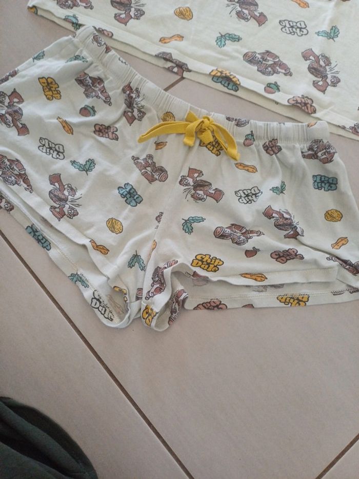 Pyjama short tic & tac disney 3xs 2xs - photo numéro 2