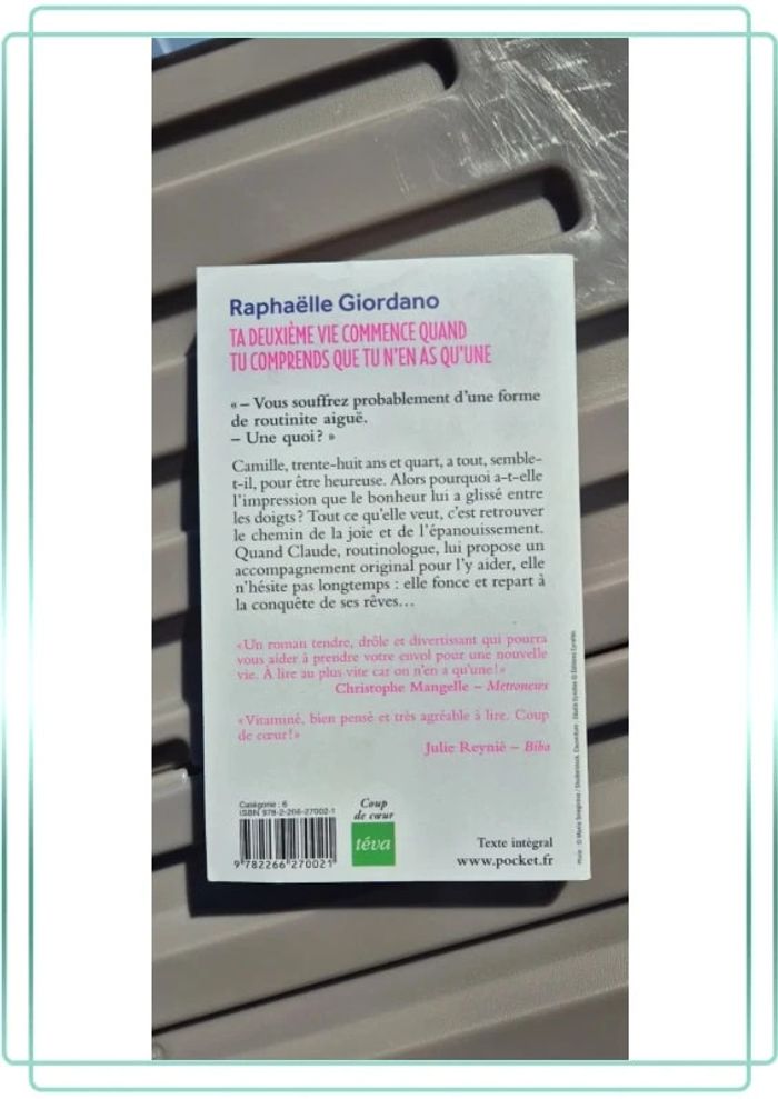 Ta deuxième vie commence quand tu comprend que tu n'en a qu'une - photo numéro 2