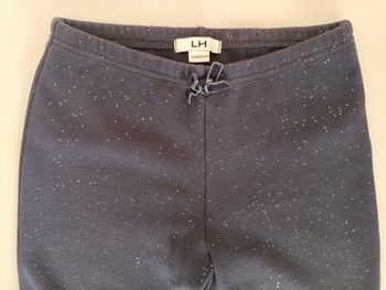 Legging bleu pailleté molletonné 12ans