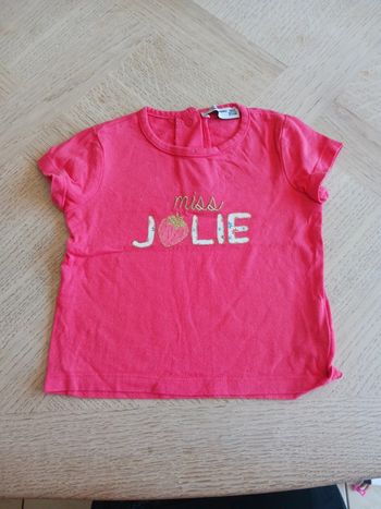 T-shirt fille 18 mois Neuf