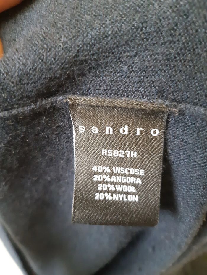 Sandro robe fine d'hiver T.38/40 en tbe - photo numéro 13