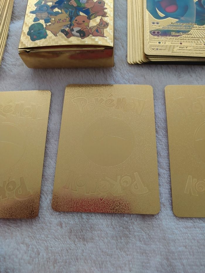 55 cartes Pokémon or avec vmax - photo numéro 5