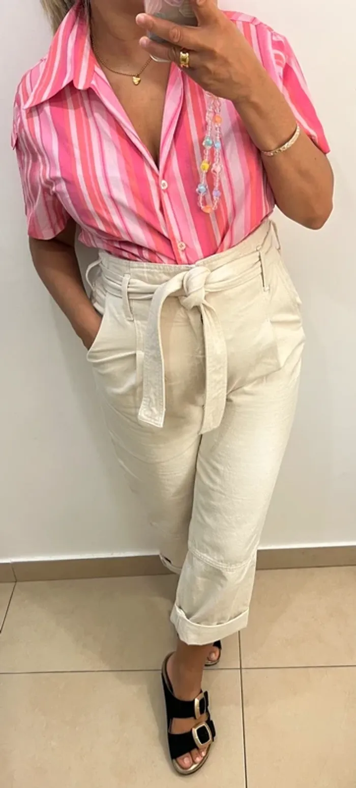 Chemise rayée Taille 44 - photo numéro 2