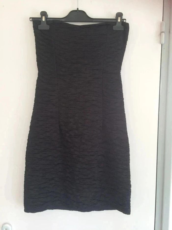 Robe noire bustier