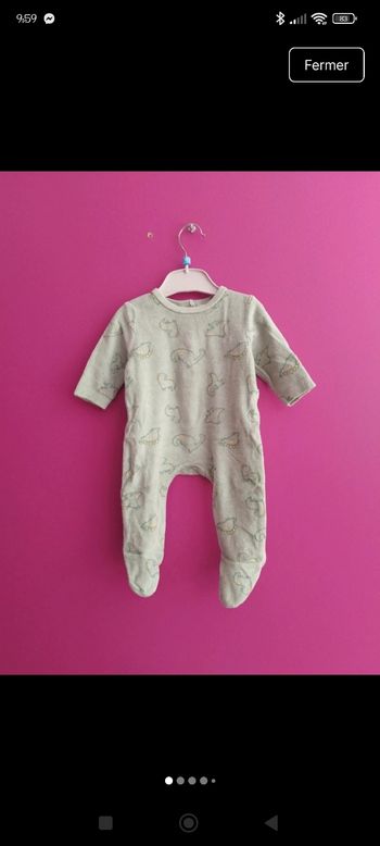 Pyjama Tex Baby 3 mois b1