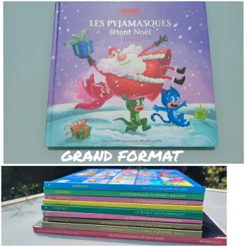 🎄 Les Pyjamasques fêtent Noël 🎁 livre grand format