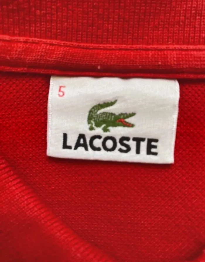 Polo Lacoste rouge - photo numéro 3