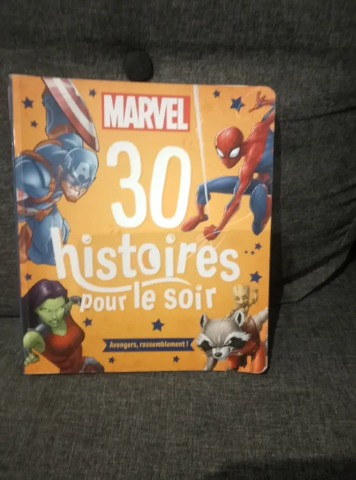 Livre enfant - 30 histoires pour le soir - Marvel Avengers