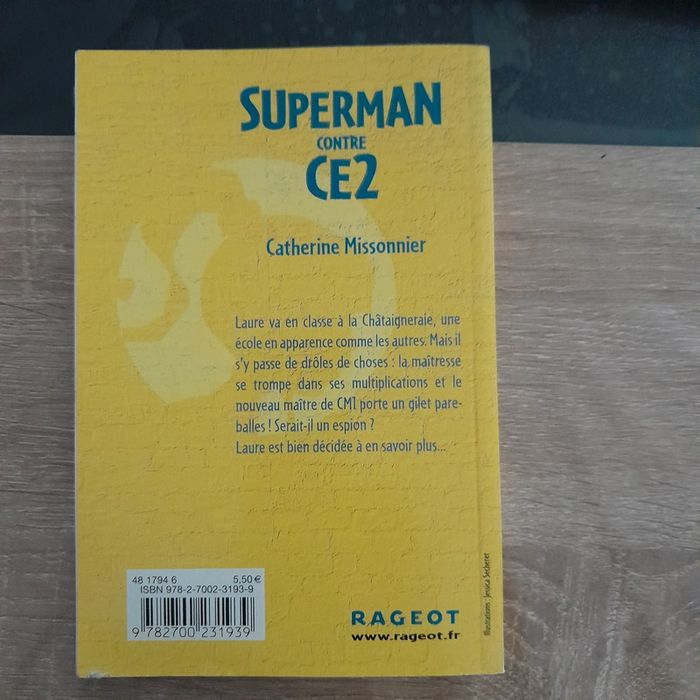 Livre poche Superman contre CE2 - photo numéro 3