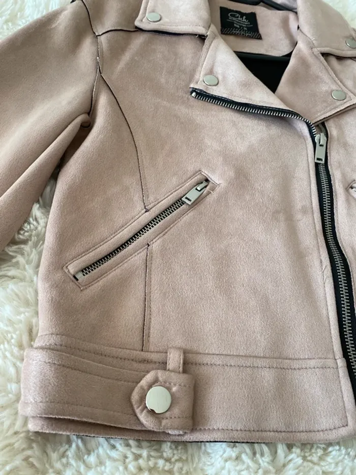 Perfecto court rose poudré taille 34 - photo numéro 4