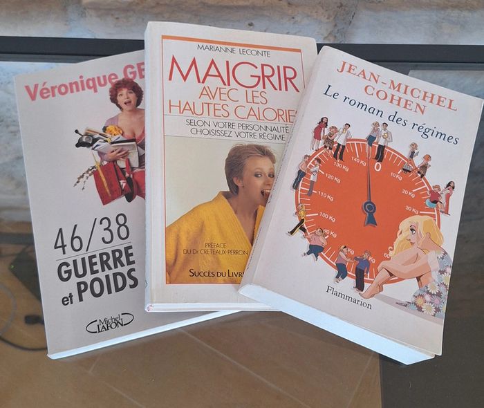 Lot de 3 livres sur les régimes