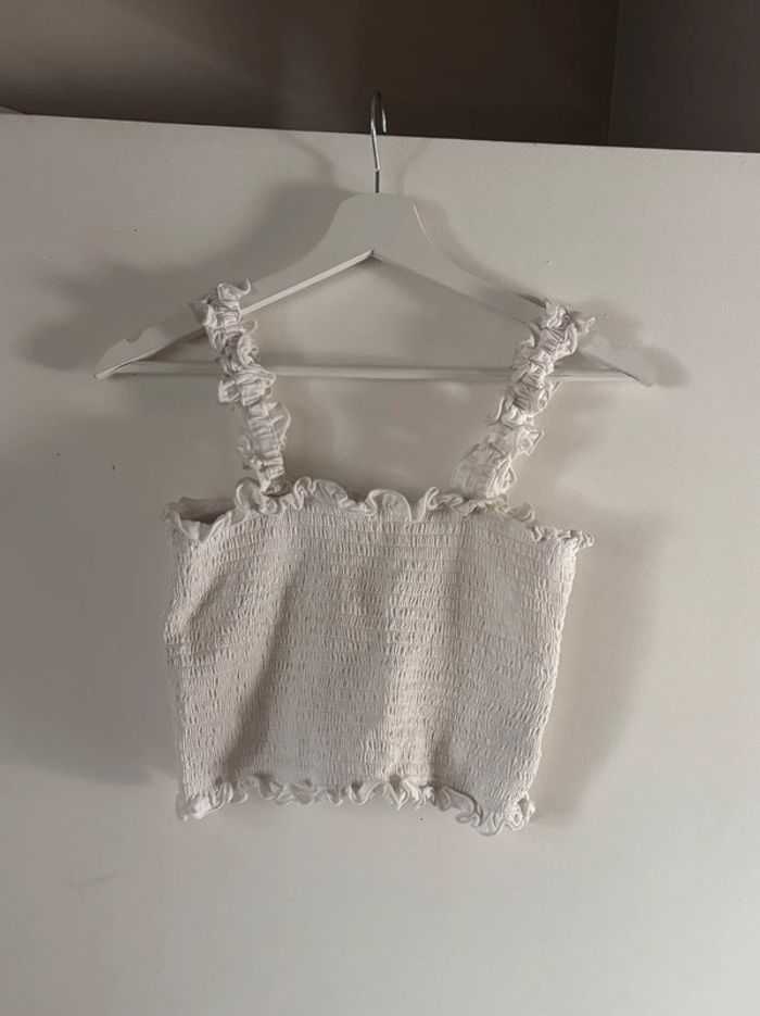 Crop top blanc Shein - photo numéro 2