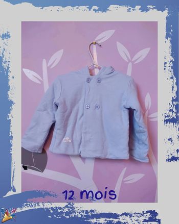 Veste doublée 12 mois tissaia