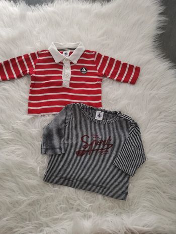 Tee shirt manches longues petit bateau