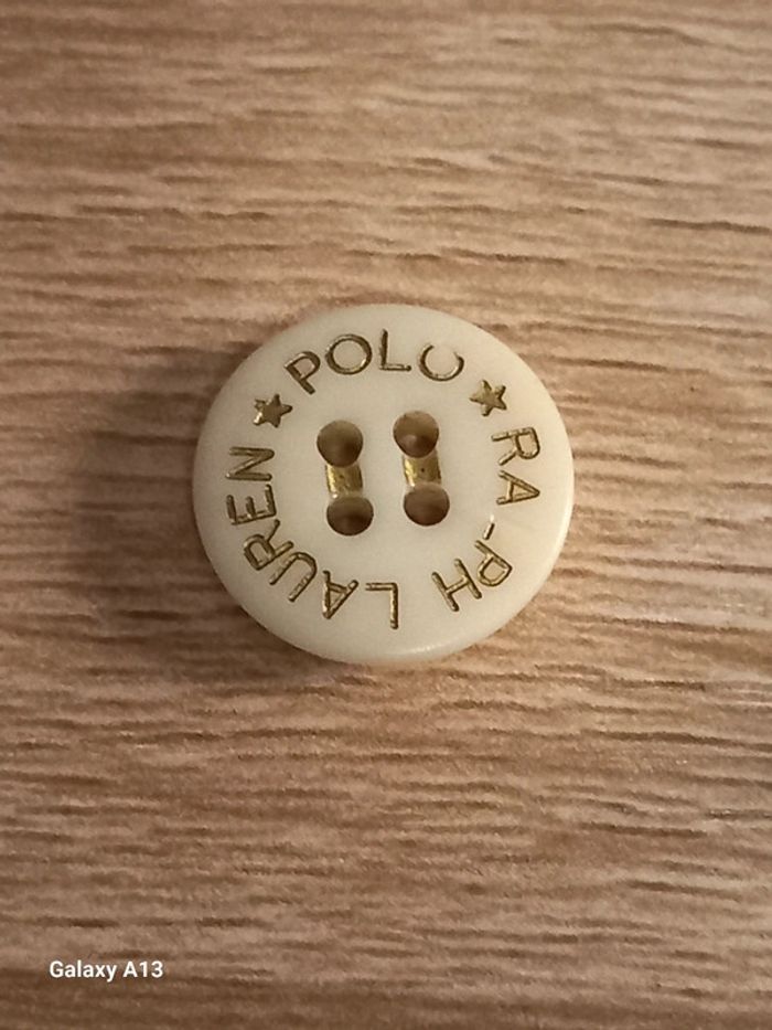 1 bouton ralph lauren