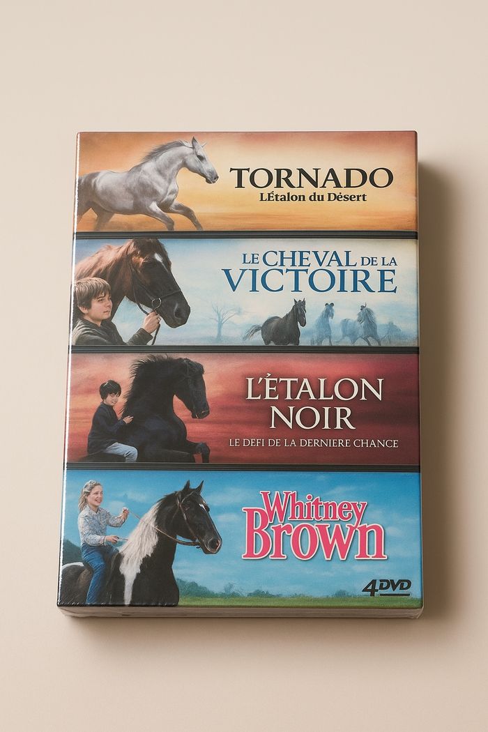 📀 Coffret 4 DVD – Films de chevaux (neuf sous blister) - photo numéro 3