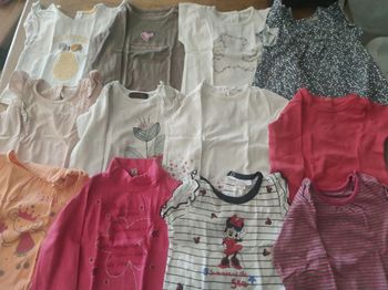 Lot 12 t-shirts 12 mois