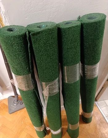 4 rouleaux gazon synthétique 