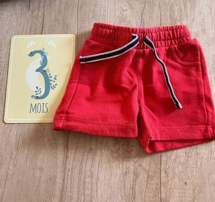 Short garçon 3 mois