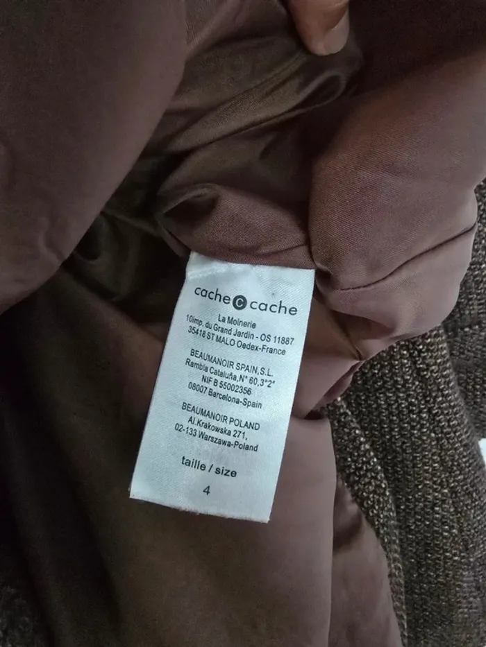 Manteau long à carreaux - photo numéro 7