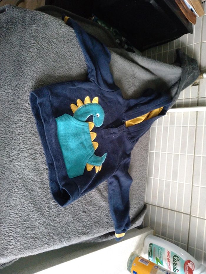 2 pulls a capuche 12 mois