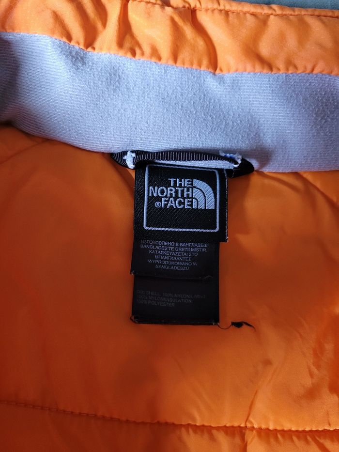 doudoune fine 10/12ans the north face orange (20e) - photo numéro 6