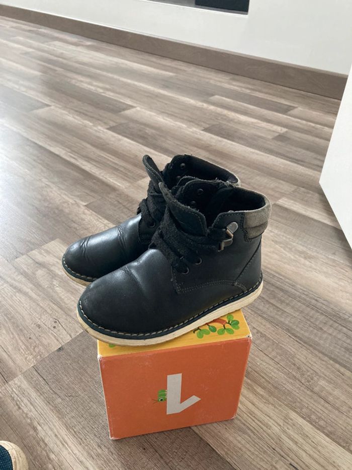 Bottines garçon noir - photo numéro 3