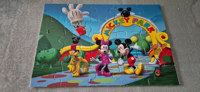 2 puzzles de 25 pièces mickey mouse club house disney educa - photo numéro 2