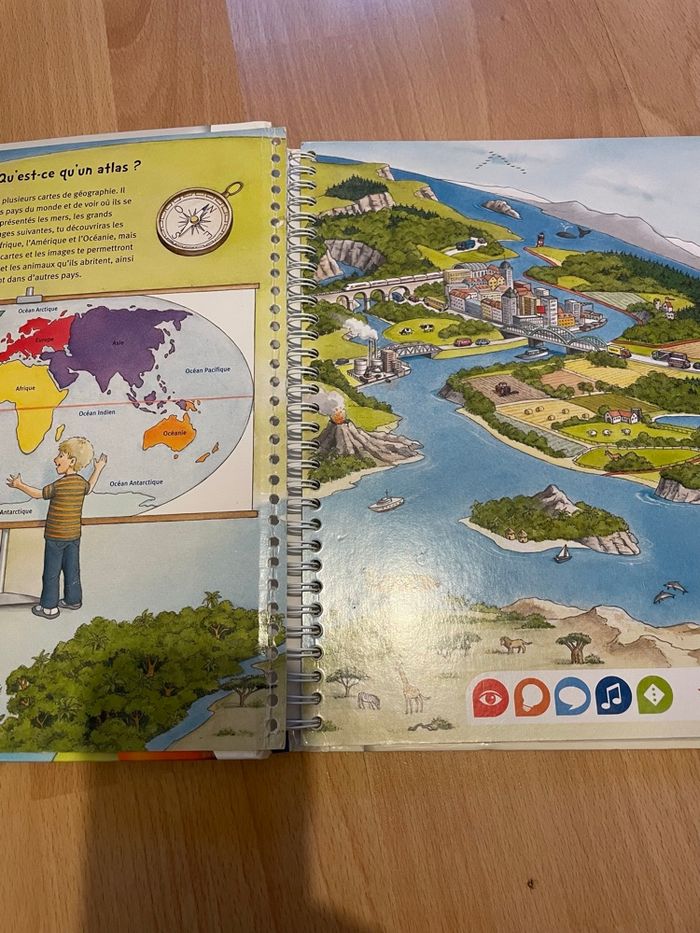 Livre interactif Tiptoi Mon premier Atlas - photo numéro 6