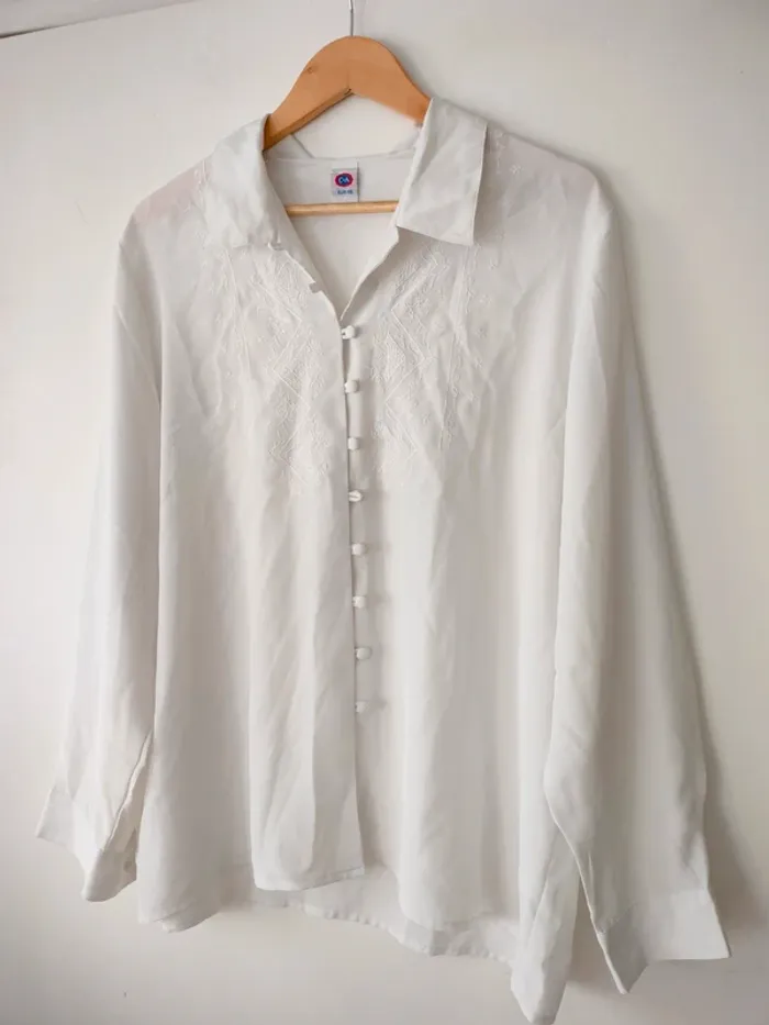 Chemise fluide blanche C&A 46