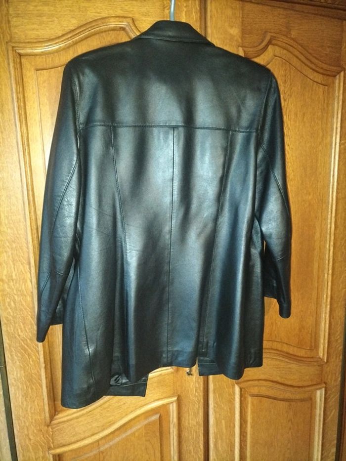 Veste en cuir véritable Taille L - photo numéro 3