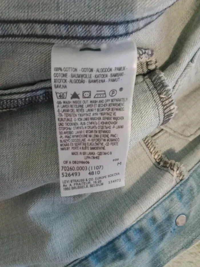 Veste en jeans Levi's Strauss - photo numéro 15