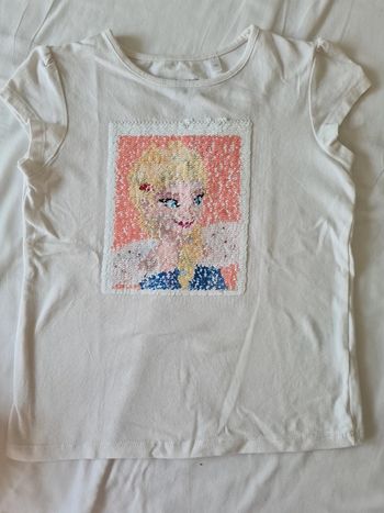 T-shirt à sequins réversibles
