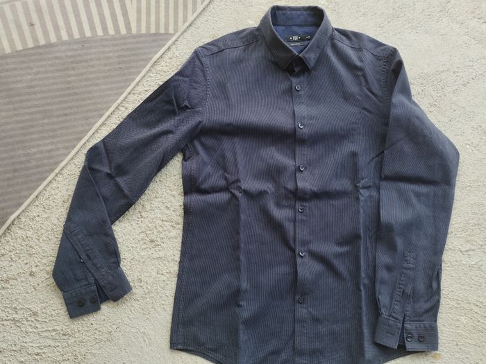 ✨ Chemise Slim Fit TEX - 100 % Coton - T 41/42 - photo numéro 3