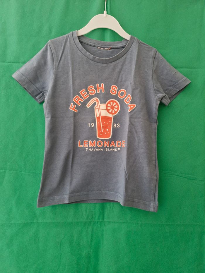 T-shirt manches courtes motif boisson gazeuse 3 ans 96 cm Tape à l'oeil - photo numéro 2