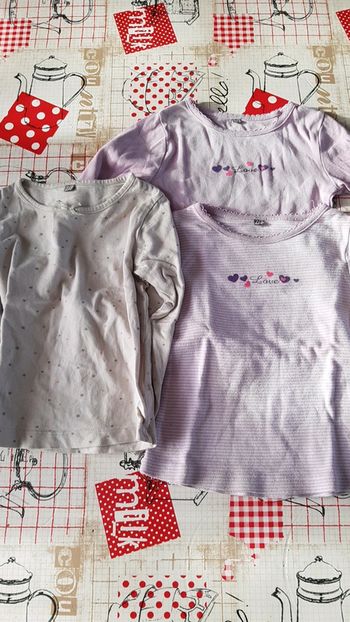 3 tee shirts 2/3 ans