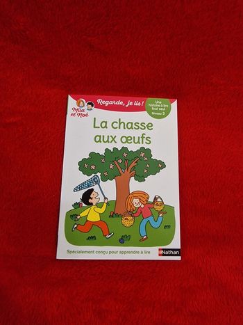Livre regarde je lis mila et noé, la chasse aux œufs