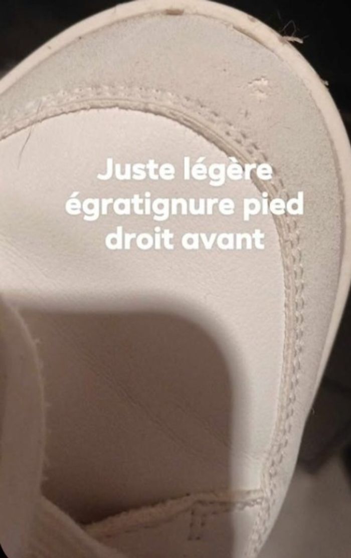 Vends paire baskets blanc nacré  Breal - photo numéro 4
