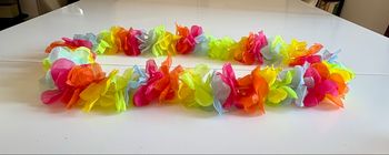Collier fleur hawaïenne multicolore